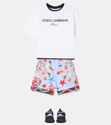 Printed swim trunks | Dolce&Gabbana Kids