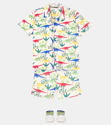 Printed cotton shorts | Fábula