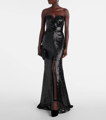 Verzierte Robe aus einem Seidengemisch | Elie Saab