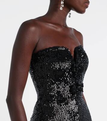 Verzierte Robe aus einem Seidengemisch | Elie Saab