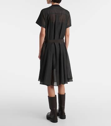 Abito midi con jersey | Sacai