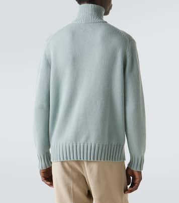 Cashmere half-zip sweater | Allude