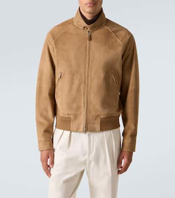 Novak suede bomber jacket | Loro Piana