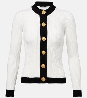 Cable-knit cardigan | Balmain