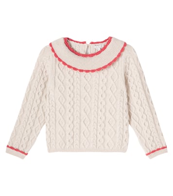 Sienna cable-knit wool-blend sweater | Bebe Organic