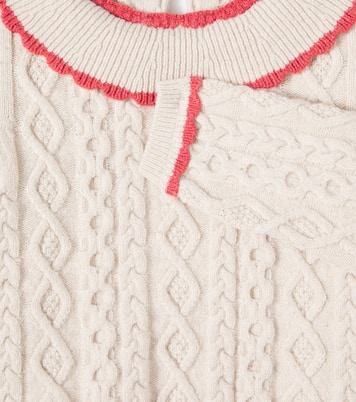 Sienna cable-knit wool-blend sweater | Bebe Organic