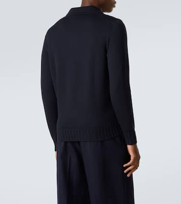 Wool polo sweater | Thom Sweeney