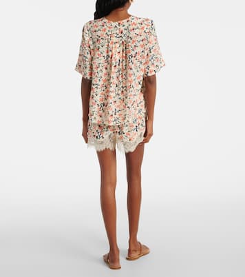 Top Calla en soie à fleurs | Ulla Johnson