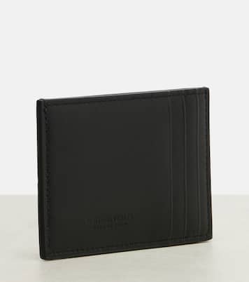 Porte-cartes Cassette Intreccio en cuir | Bottega Veneta