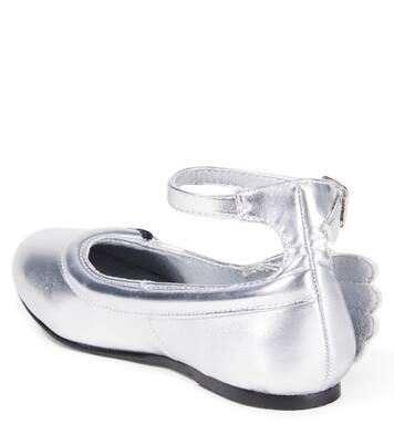 Metallic ballet flats | Stella McCartney Kids