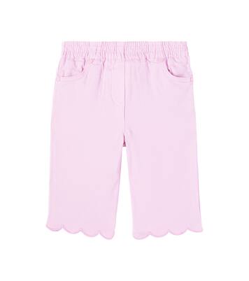 Baby scalloped cotton-blend pants | Stella McCartney Kids