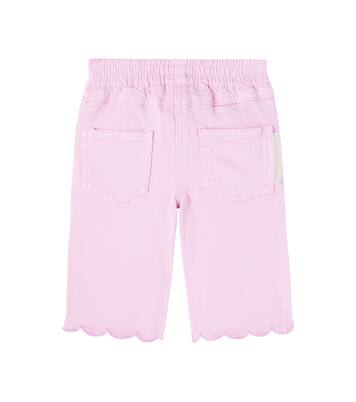 Baby scalloped cotton-blend pants | Stella McCartney Kids
