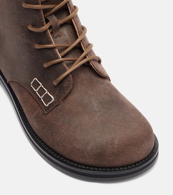 Schnürstiefel aus Veloursleder | JW Anderson