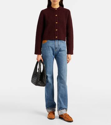 Astaire shearling-lined suede loafers | Bottega Veneta