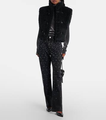 Jadia jersey lamé turtleneck top | Marant Etoile