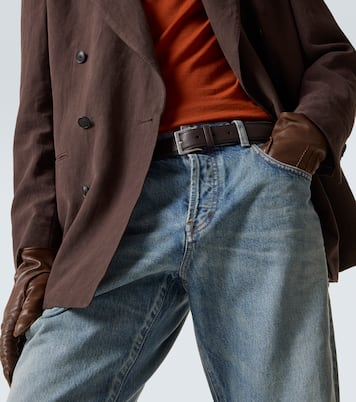 Cintura Vadim in pelle | Saint Laurent