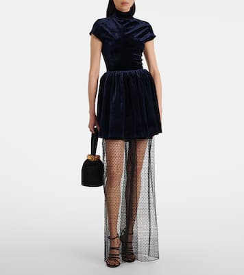 Minikleid aus Samt | Alaïa