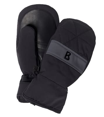 Janne logo quilted mittens | Bogner Kids