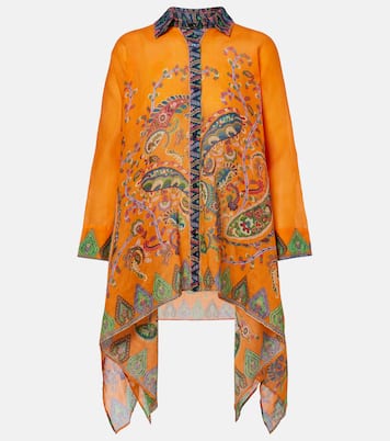 Oversize-Hemd aus Ramie | Etro