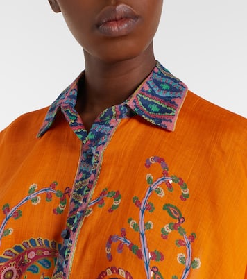 Oversize-Hemd aus Ramie | Etro