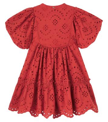 Cruz broderie anglaise cotton dress | Poupette St Barth Kids