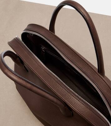 Agnes 12 Medium leather tote bag | The Row