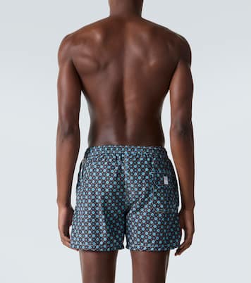 Madeira printed swim trunks | Fedeli