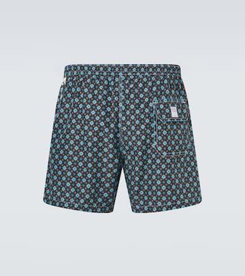 Madeira printed swim trunks | Fedeli