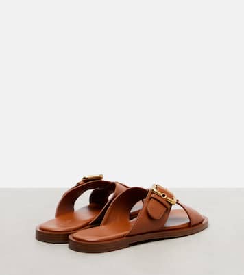 Nil leather slides | Chloé
