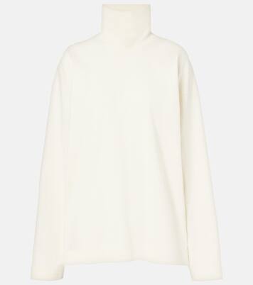 Cotton jersey turtleneck top | Phoebe Philo