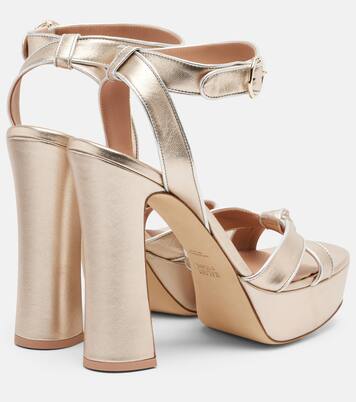 Rudi 130 leather platform sandals | Malone Souliers