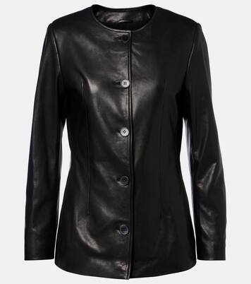 Maud leather jacket | Nour Hammour