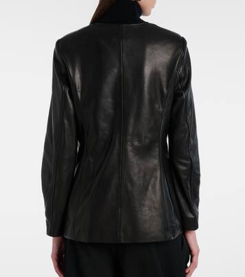 Maud leather jacket | Nour Hammour