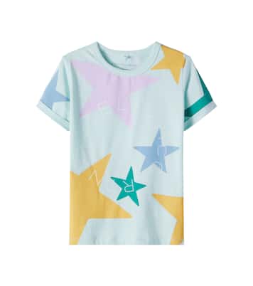 Camiseta de jersey de algodón estampada | Stella McCartney Kids