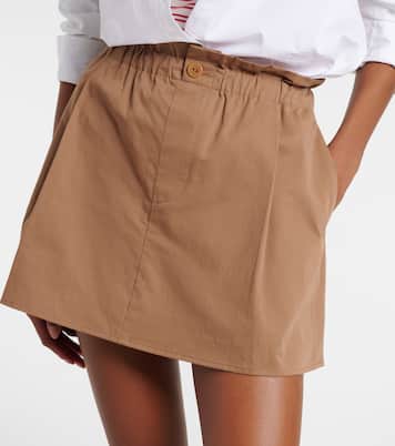 Cotton twill skort | Vince