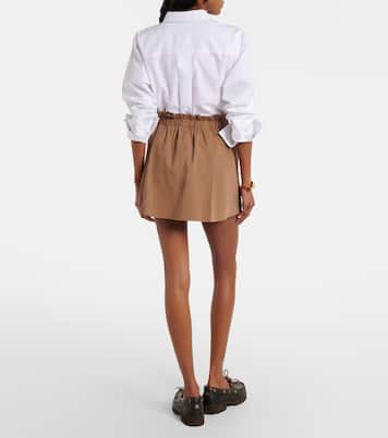 Cotton twill skort | Vince