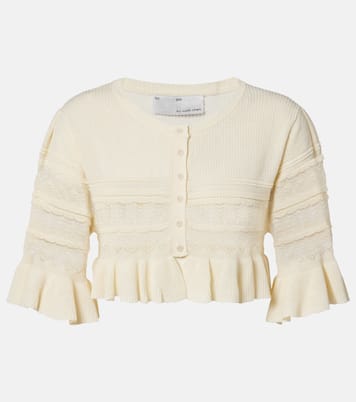 Cropped-Cardigan aus Strick | Xu Zhi