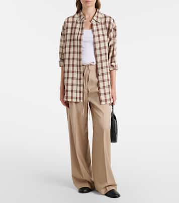 Pantalon ample en laine vierge | Róhe