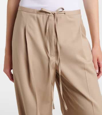 Pantalon ample en laine vierge | Róhe