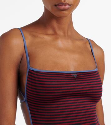 Striped swimsuit | Prada