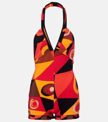 Occhi halterneck jersey romper | Pucci