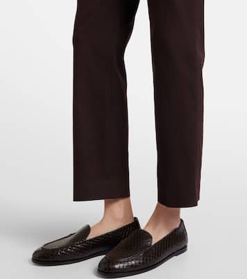 Cotton-blend straight pants | Joseph