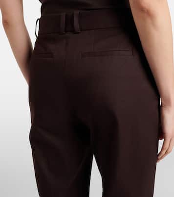 Cotton-blend straight pants | Joseph