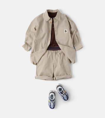 Chemise en popeline de coton à rayures | Mini Rodini