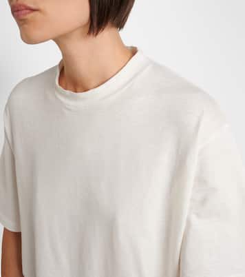 T-shirt oversize Estavo en lin mélangé | The Row