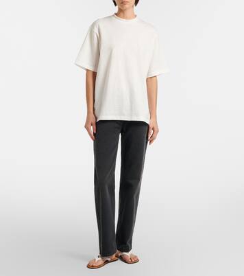 T-shirt oversize Estavo en lin mélangé | The Row