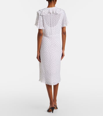 Dancing Dots polka-dot georgette midi dress | Dorothee Schumacher