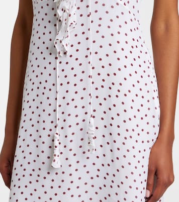 Dancing Dots polka-dot georgette midi dress | Dorothee Schumacher