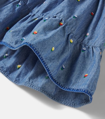 Embroidered chambray skirt | Stella McCartney Kids
