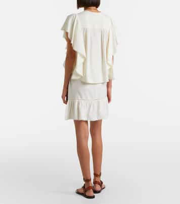 Marlie ruffled crochet-trimmed blouse | Marant Etoile
